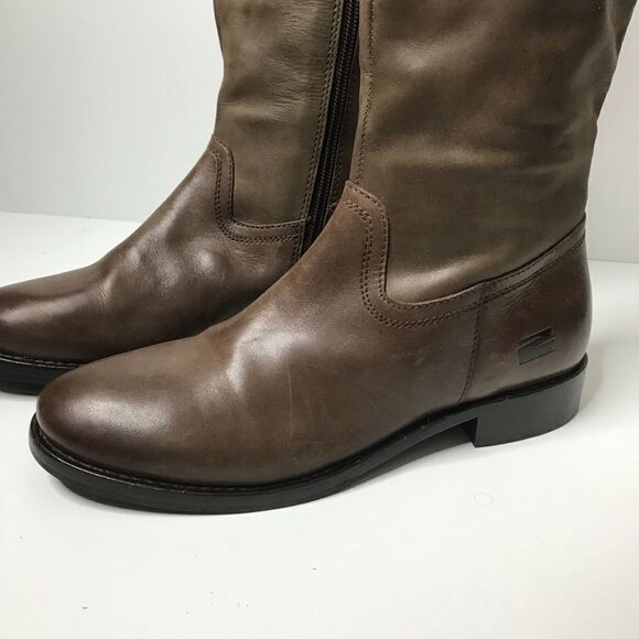Nico Nerino Eu Sz 37 Brown Leather Riding Boot - Picture 2 of 8